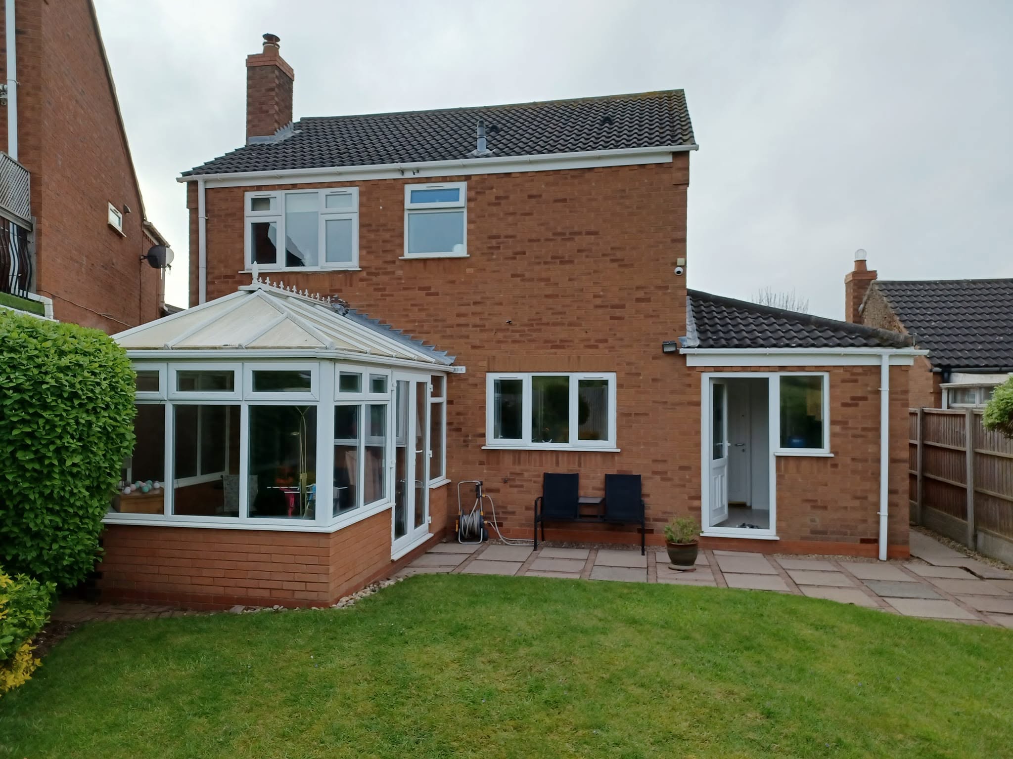 Rear of house before extension, Stonnall