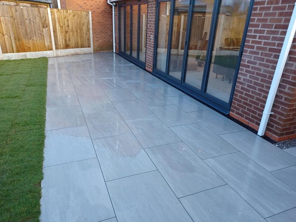 Finished rear extension, second view, Stonnall