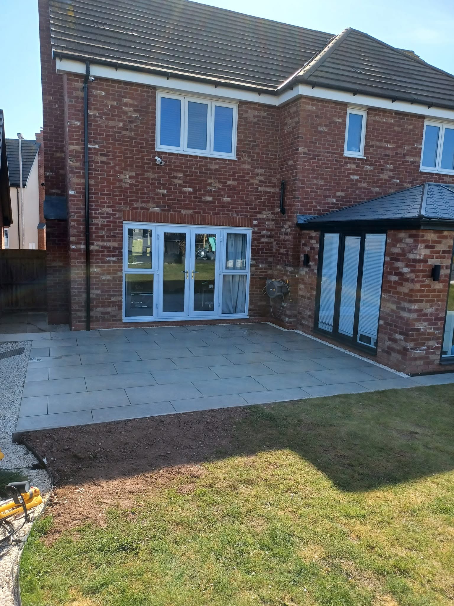 Patio after